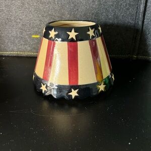 Stars & Stripes Patriotic Jar Shade Patriotic USA Flag 4th of July‎ Americana